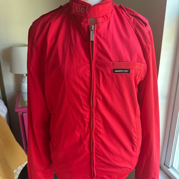Members Only Red Iconic Racer Bomber Jacket - Picture 4 of 5